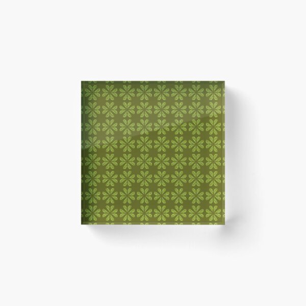 Item preview, Green Dot Flower designed and sold by AuntieDa360.