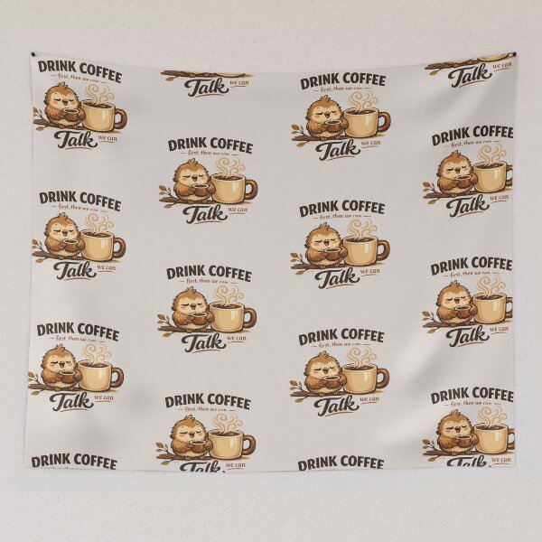 Item preview, Drink Coffee First Then We Can Talk Cute Owl Coffee Lover Design designed and sold by AbeiiStore.
