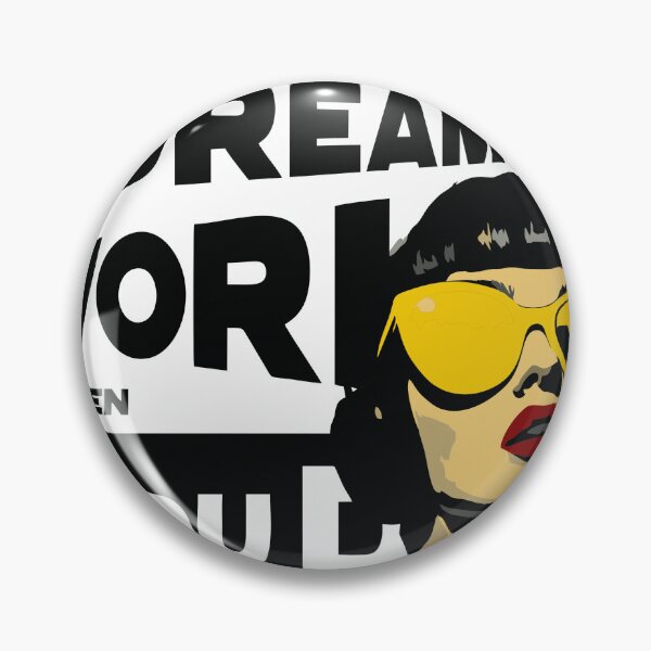 Item preview, Remember Dreams Work When You Do | Motivational Aesthetic Girl Typography Design designed and sold by Pinpondesigns.