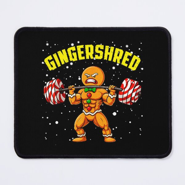 Item preview, Gingershred Gingerbread Gym Christmas designed and sold by eliramaison.