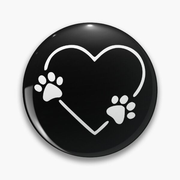Item preview, Heart Paw Print Love Outline Minimalist Pet designed and sold by Dmo3HarkoArt.