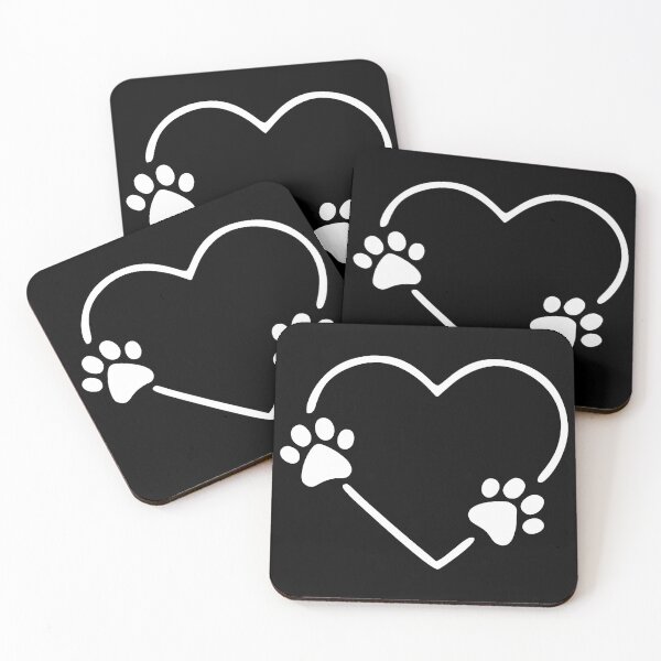 Item preview, Heart Paw Print Love Outline Minimalist Pet designed and sold by Dmo3HarkoArt.