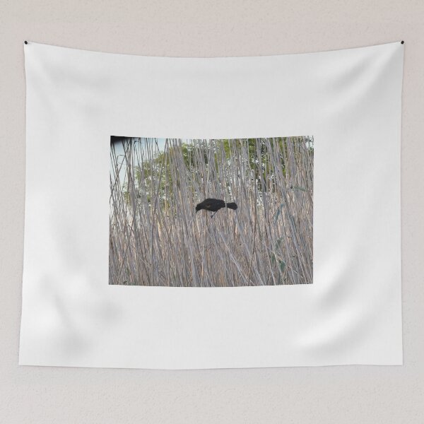 Item preview, Song of the Wetlands: Red-Winged Blackbird in Cattails. designed and sold by Pearls1.