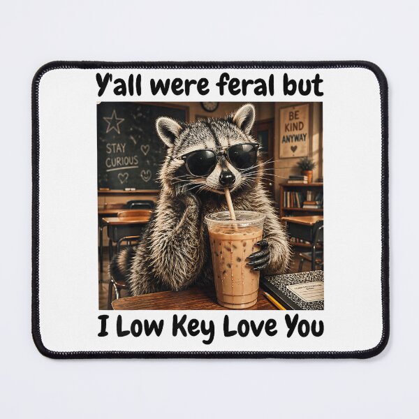Item preview, Y'all were Feral But i Low Key Love You designed and sold by Bralipse.