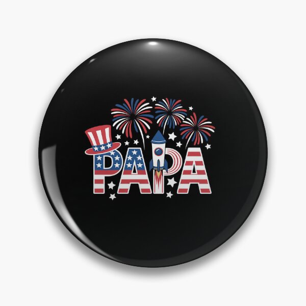 Item preview, PAPA 4th July US Flag Firecracker Fireworks Lover Patriotic designed and sold by grounabslaninal.