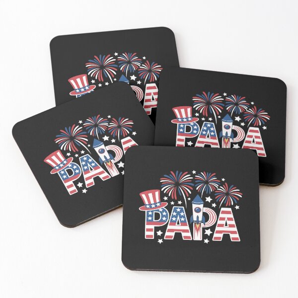 Item preview, PAPA 4th July US Flag Firecracker Fireworks Lover Patriotic designed and sold by grounabslaninal.