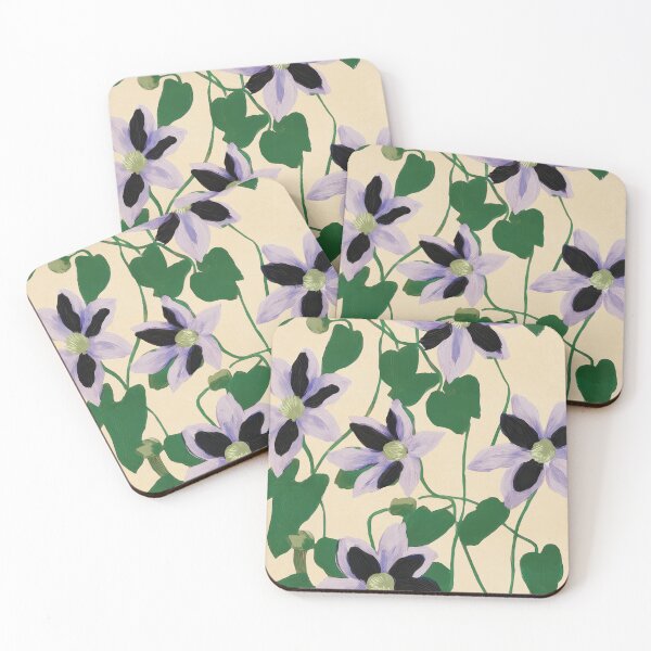 Item preview, Clematis Botanical Illustration designed and sold by Branka Kodzoman.