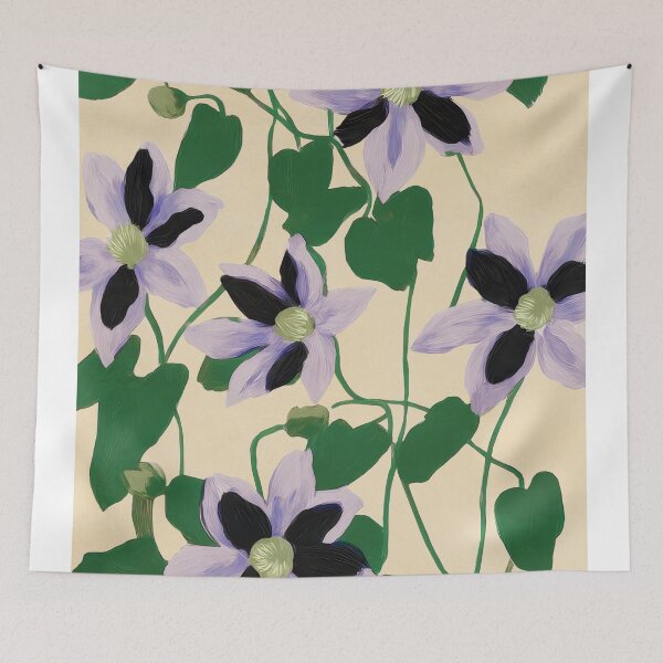 Item preview, Clematis Botanical Illustration designed and sold by Branka Kodzoman.