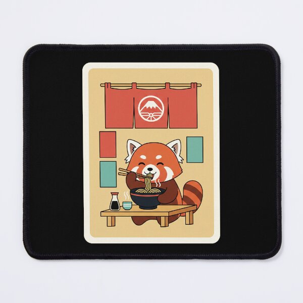 Item preview, Red Panda Ramen Japanese Cute Retro designed and sold by JordynLadukeg65.