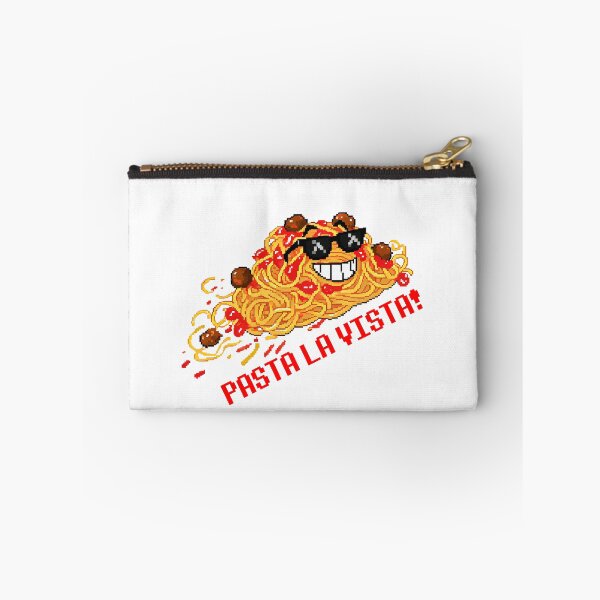 Item preview, "Pasta La Vista!" - Funny Pixel Art designed and sold by PixelFishie.