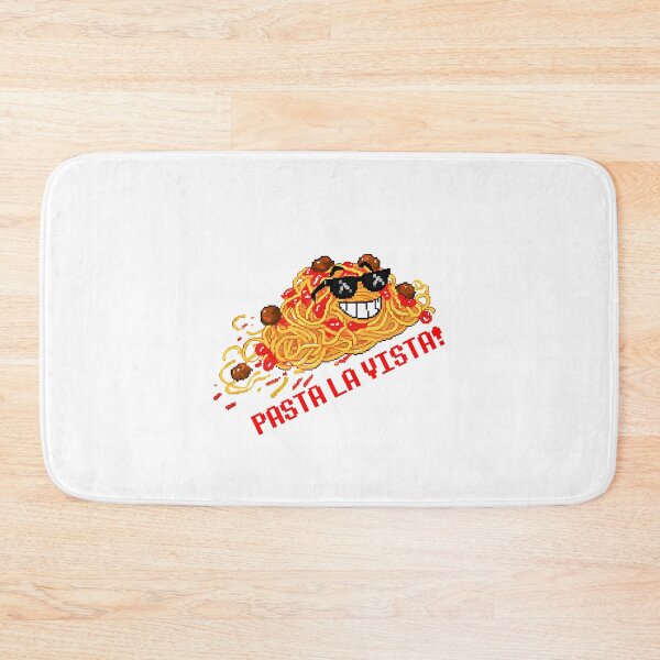 Item preview, "Pasta La Vista!" - Funny Pixel Art designed and sold by PixelFishie.