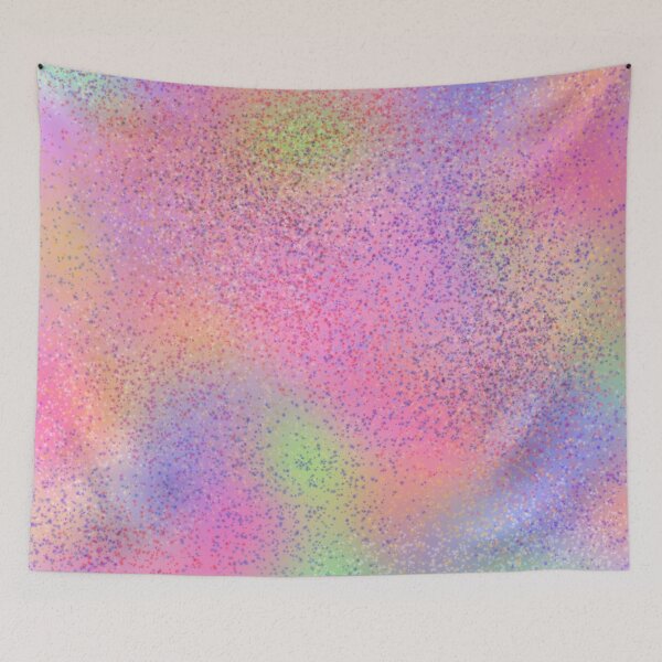 Item preview, Dreamy Pastel Dust Pattern - Aesthetic Fairy Core Illustration designed and sold by ubborn.