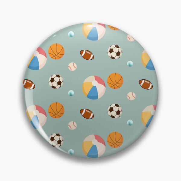 Item preview, Sports Balls Stickers Prints Posters Wall Art Magnet Home Coffee Cup Decoration TShirt Stationary Notebook Magnet Hat Kitchen Work School Office Redbubble Shop  designed and sold by Saritas Boutique Shop.