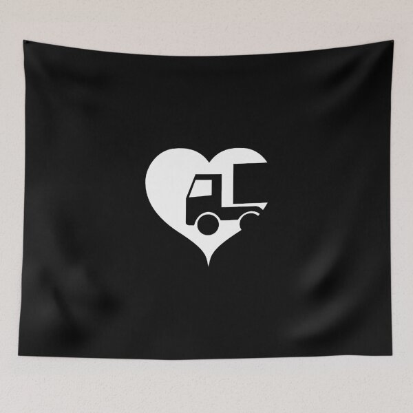 Item preview, Truck truck driver heart designed and sold by RetroFuchs.