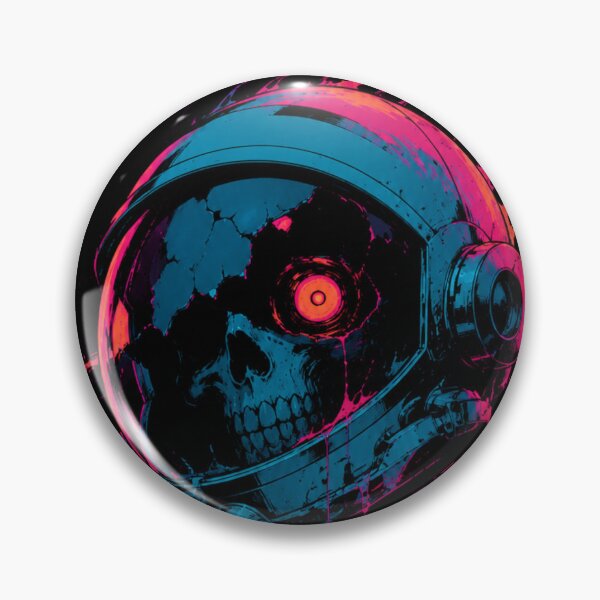 Item preview, Cracked Helmet Horror designed and sold by Kurogami13.