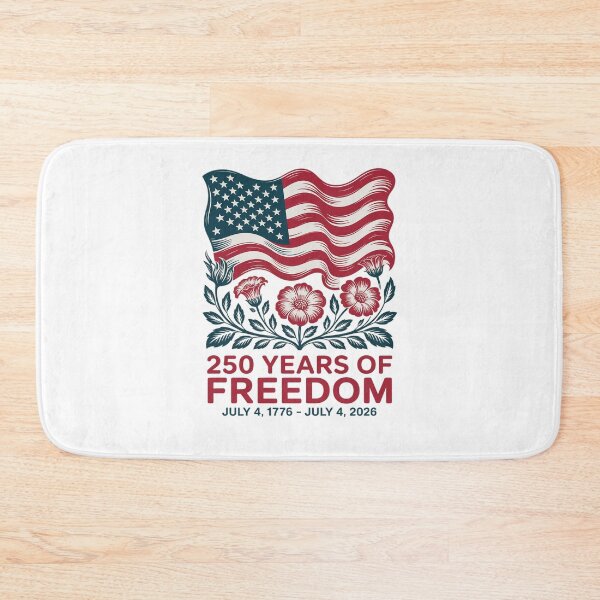 Item preview, 250 Years Freedom US Flag Flowers 250th Anniversary designed and sold by Borkadi.