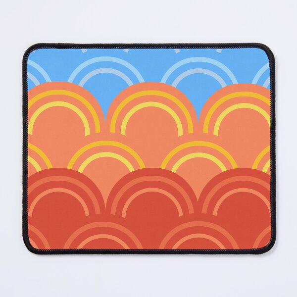 Item preview, Retro Pop Rainbow Arcs - Mid Century Modern Abstract Pattern designed and sold by Luckymoon2000.