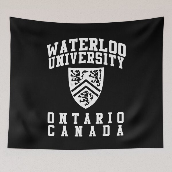 Item preview, University of Waterloo Ontario Canada Collegiate Logo designed and sold by TEACHERMADEIT.