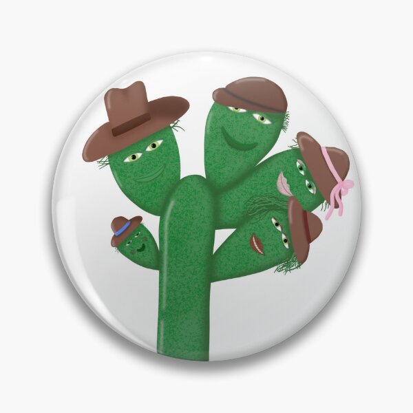 Item preview, Western Cactus Family designed and sold by VisualisedDesignsNZ.