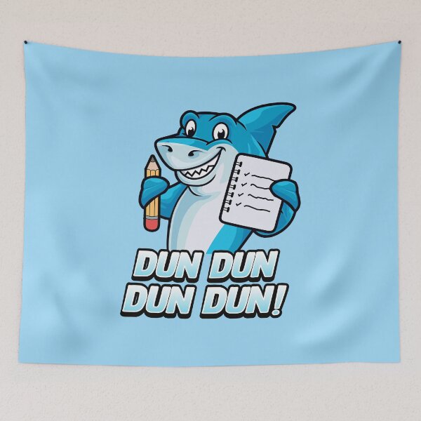 Item preview, Shark graduation design – Dun dun dun achievement joke designed and sold by messy-nessie.