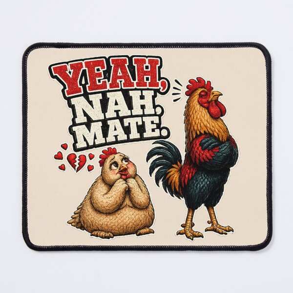 Item preview, Funny Chicken T-Shirt | Yeah Nah Mate Shirt designed and sold by heritagecartel.