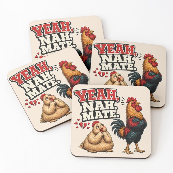 Item preview, Funny Chicken T-Shirt | Yeah Nah Mate Shirt designed and sold by heritagecartel.