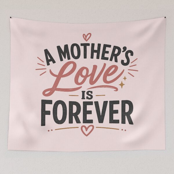 Item preview, A Mother’s Love Is Forever Typography designed and sold by HOPPER420.