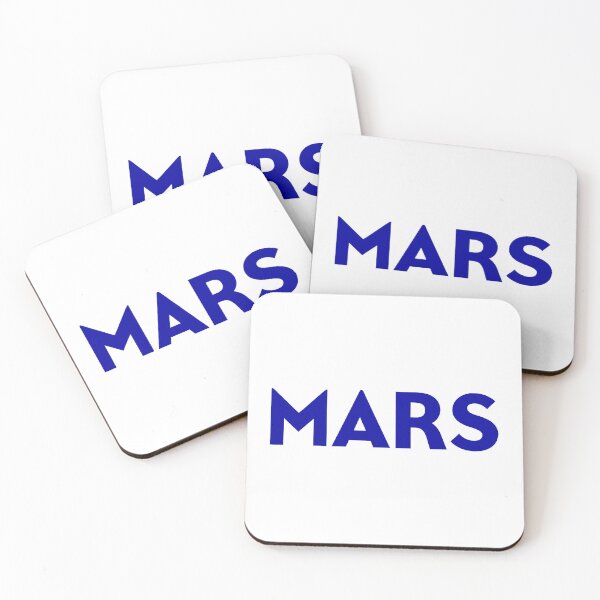 Item preview, Mars Blue Bold Minimalist Typography designed and sold by mseopr.