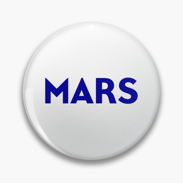 Item preview, Mars Blue Bold Minimalist Typography designed and sold by mseopr.