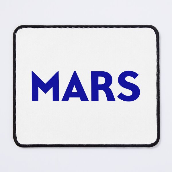 Item preview, Mars Blue Bold Minimalist Typography designed and sold by mseopr.