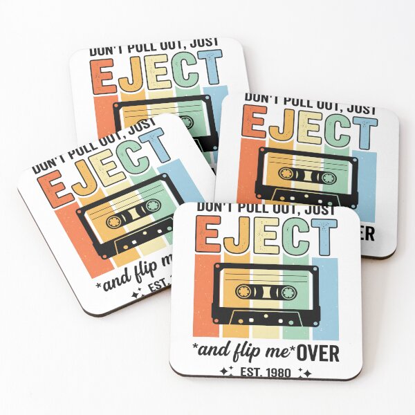 Item preview, Dont Pull Out Just Eject Vintage Cassette Tape Humor designed and sold by P2P-paotopao.