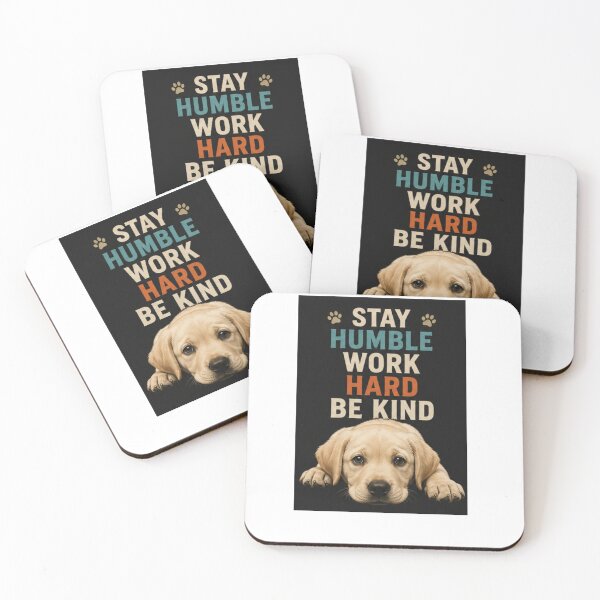 Item preview, Stay Humble Work Hard Be Kind Dog Motivational Puppy Shirt designed and sold by PoojaArtLab.