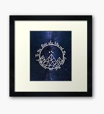 ACOTAR - zu den Sternen, die zuhören Gerahmtes Wandbild