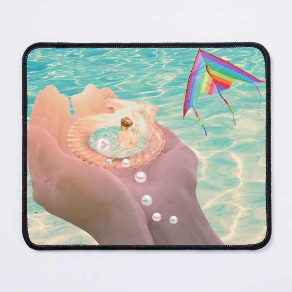 Item preview, Vintage Surreal Pearl Bather Art Collage  designed and sold by AnimaliaStar.