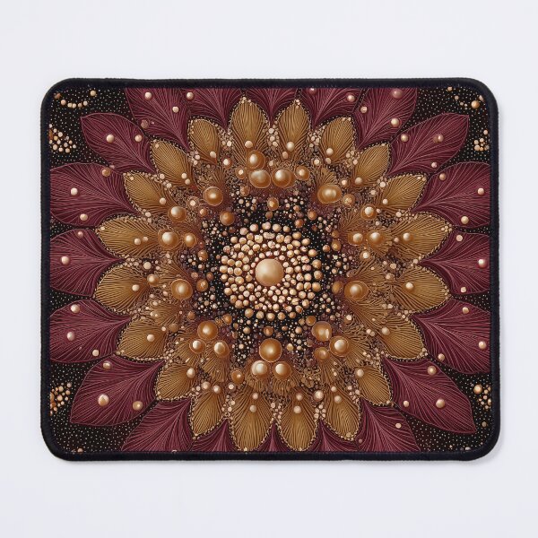 Item preview, Midnight Bloom Mandala designed and sold by BasajaunStudio.