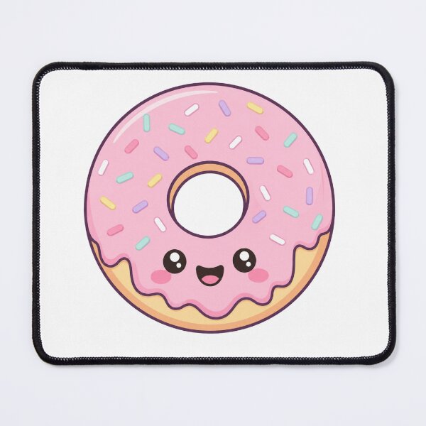 Item preview, Kawaii Donut with Sprinkles Cute Pastel Dessert Sticker designed and sold by TommyArt94.