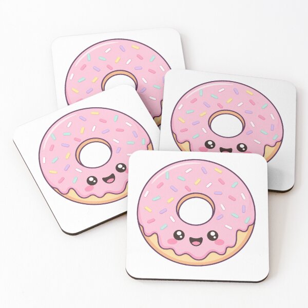 Item preview, Kawaii Donut with Sprinkles Cute Pastel Dessert Sticker designed and sold by TommyArt94.