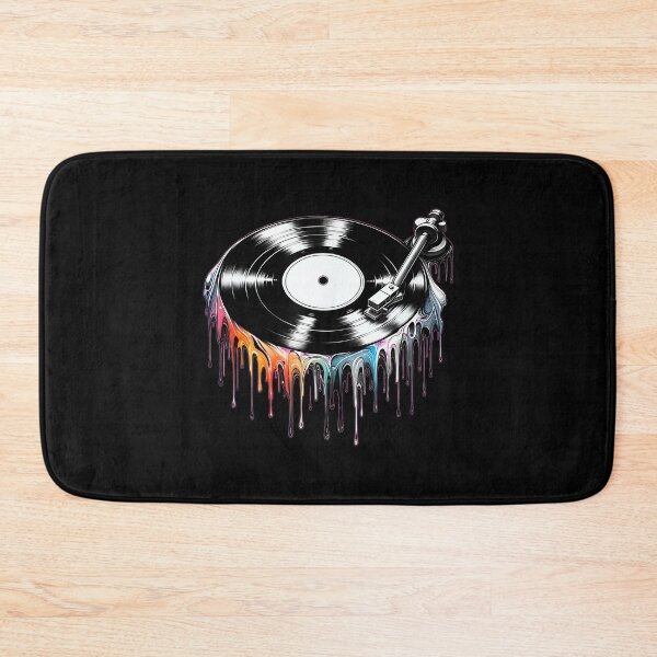 Item preview, Melting Vinyl Record T-Shirt – Retro Music Lover Gifts designed and sold by AlanYYoder.