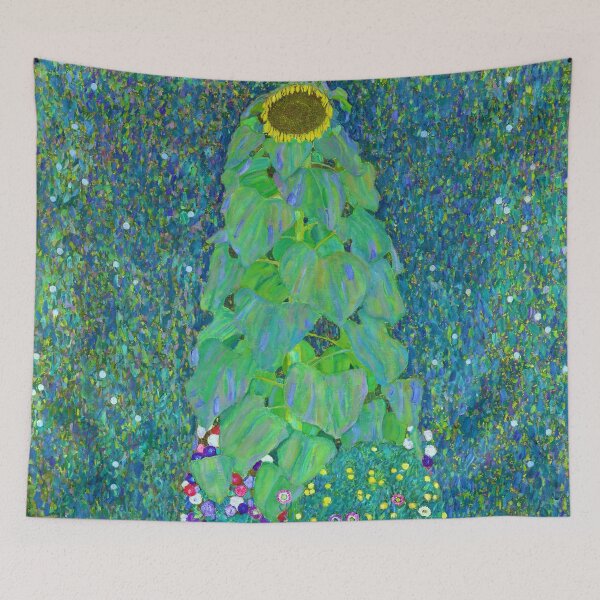 Item preview, Gustav Klimt Sunflower designed and sold by Vicky Brago-Mitchell®.