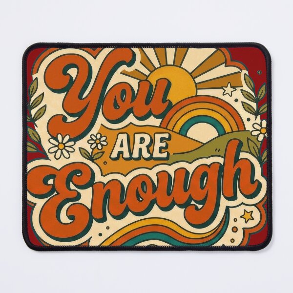 Item preview, Bold Retro Sun and Rainbow Positive Affirmation Graphic designed and sold by Terry Bain.