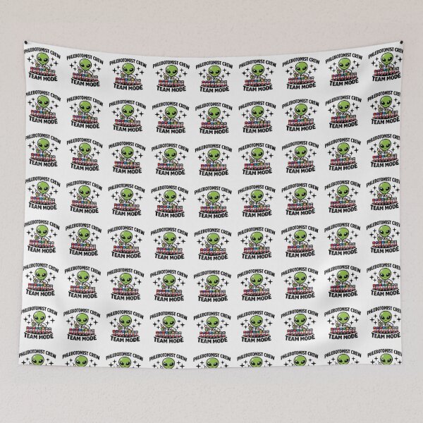 Item preview, Funny Cute Alien Phlebotomist Crew Team Mode Blood Draw Squad Medical Lab Week Gift designed and sold by ClinicalHubs.