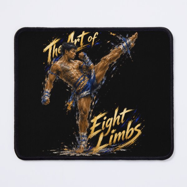 Item preview, Art of Eight Limbs High Kick Painted designed and sold by CoolCrazyQuirky.