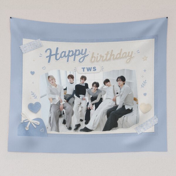 Item preview, happy birthday of TWS (KPOP) designed and sold by jaofnn.