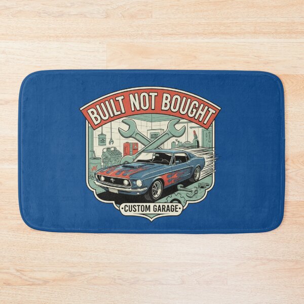 Item preview, Built Not Bought Custom Garage Shirt | Vintage Muscle Car Retro Mechanic Design | Classic Hot Rod Automotive Art designed and sold by ObsidianUruk.