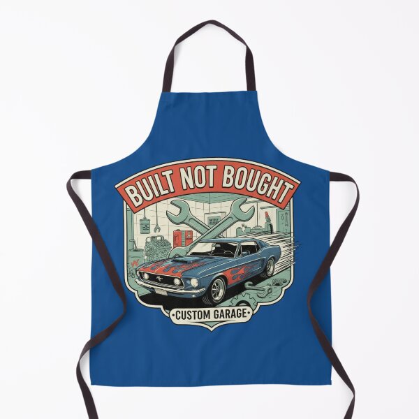 Item preview, Built Not Bought Custom Garage Shirt | Vintage Muscle Car Retro Mechanic Design | Classic Hot Rod Automotive Art designed and sold by ObsidianUruk.