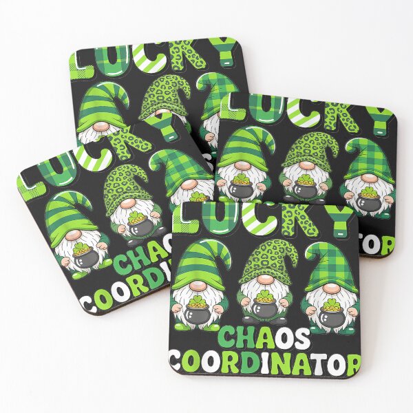 Item preview, St Patrick'S Day   Lucky Shamrock Leopard Gnomes Irish Women designed and sold by bobeothuenha.