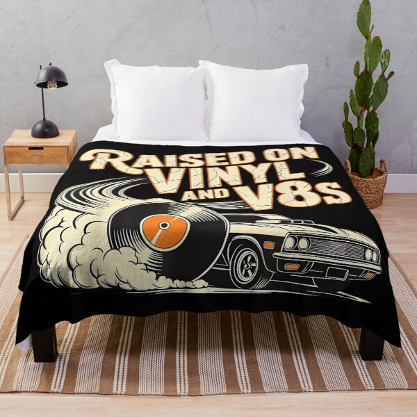 Item preview, Criados con vinilos y V8s Cultura de la música retro de coches designed and sold by AlanYYoder.
