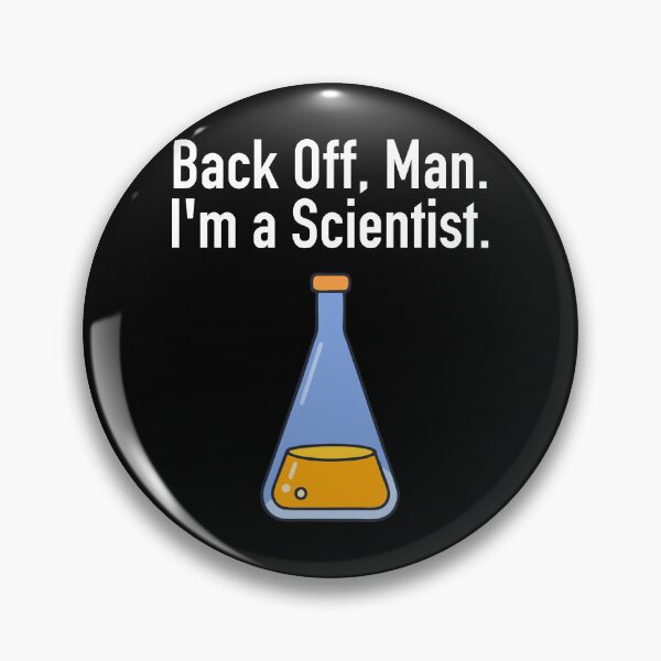 Item preview, Back Off Man I'm A Scientist - Funny Science Pun Jokes designed and sold by mauritayunza.