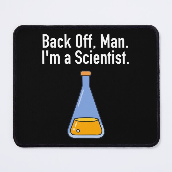 Item preview, Back Off Man I'm A Scientist - Funny Science Pun Jokes designed and sold by mauritayunza.