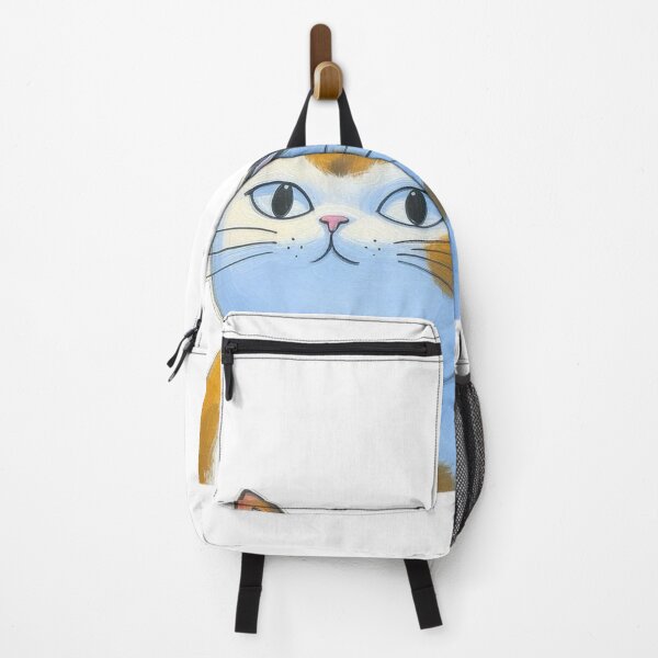 Item preview, Serene Calico: A Minimalist Whiskered Portrait designed and sold by Komatoya.